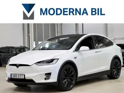 Vit Begagnad 2020 Tesla Model X Long Range AWD SUV | 499 400 kr (Bra pris)