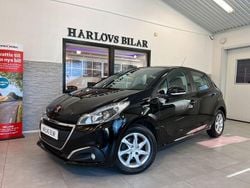 Svart Begagnad 2016 Peugeot 208 Halvkombi | 85 000 kr (Marknadspris)