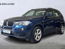 Blå Begagnad 2015 BMW X3 SUV | 184 900 kr (Marknadspris)