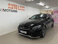Svart Begagnad 2017 Mercedes C200 AMG line Kombi | 184 900 kr (Marknadspris)