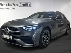 Grå Begagnad 2024 Mercedes C300 AMG Sedan | 549 700 kr