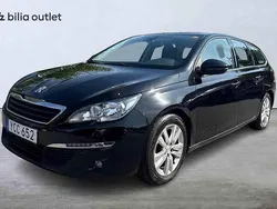 Svart Begagnad 2016 Peugeot 308 Kombi | 69 900 kr