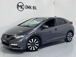 Mörkgrå Begagnad 2014 Honda Civic Lifestyle Halvkombi | 84 900 kr (Marknadspris)