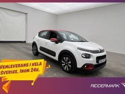 Vit Begagnad 2018 Citroën C3 PureTech Halvkombi | 124 700 kr (Marknadspris)