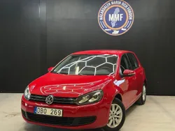 Röd Begagnad 2010 VW Golf VI Halvkombi | 109 800 kr (Lite dyr)