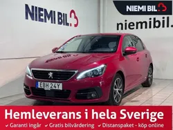 Ljusröd Begagnad 2019 Peugeot 308 Active Halvkombi | 149 900 kr (Marknadspris)