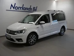 Vit (candyvit) Begagnad 2018 VW Caddy Maxi Life Life Minibuss | 284 900 kr (Marknadspris)