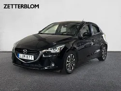 Svart Begagnad 2015 Mazda 2 Optimum Halvkombi | 123 900 kr (Marknadspris)