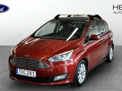 Röd (red) Begagnad 2017 Ford C-MAX Minibuss | 109 900 kr (Marknadspris)