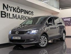 Mörkgrå (grå) Begagnad 2017 VW Sharan Minibuss | 249 900 kr (Lite dyr)
