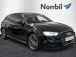 Mytsvart metallic Begagnad 2019 Audi A3 S-Line | 199 000 kr (Bra pris)