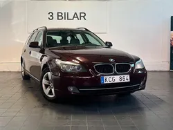 Mörkröd Begagnad 2009 BMW 520 Kombi | 45 990 kr (Lite dyr)
