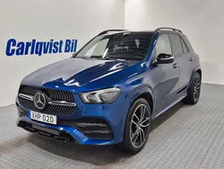 Blå (briljanblå metallic) Begagnad 2021 Mercedes GLE400 AMG Sedan | 625 000 kr
