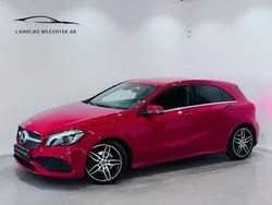 Röd Begagnad 2018 Mercedes A200 Style Halvkombi | 199 900 kr (Marknadspris)