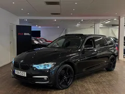 Svart Begagnad 2016 BMW 320 Sport Line Kombi | 149 900 kr (Bra pris)