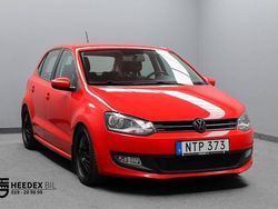 Röd Begagnad 2009 VW Polo Halvkombi | 62 800 kr (Marknadspris)