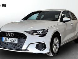 Vit Begagnad 2023 Audi A3 Sportback Proline Halvkombi | 289 000 kr (Marknadspris)