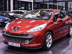Röd Begagnad 2008 Peugeot 207 CC Cab | 34 900 kr (Marknadspris)