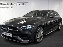 Grå Begagnad 2022 Mercedes C220 AMG Kombi | 429 000 kr (Marknadspris)
