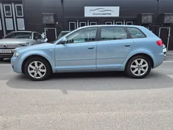 Ljusblå Begagnad 2007 Audi A3 Sportback Attraction Halvkombi | 39 900 kr (Bra pris)