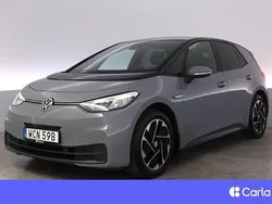 Grå Begagnad 2020 VW ID.3 Pro Performance Halvkombi | 239 900 kr (Marknadspris)