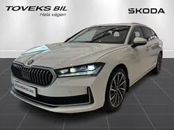 Vit (purity white) Ny 2025 Skoda Superb LAURIN & KLEMENT Kombi | 514 900 kr (Lite dyr)