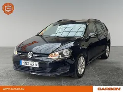 Svart Begagnad 2015 VW Golf VII Kombi | 74 900 kr (Marknadspris)