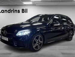 Mörkblå Begagnad 2020 Mercedes C300e AMG line Kombi | 299 900 kr (Marknadspris)