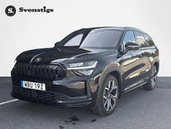 Svart Begagnad 2024 Skoda Kodiaq SportLine SUV | 529 900 kr (Marknadspris)