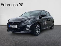 Svart Ny 2025 Peugeot 208 Halvkombi | 249 900 kr