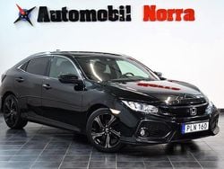 Svart Begagnad 2017 Honda Civic Elegance Halvkombi | 159 900 kr (Marknadspris)