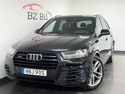 Svart Begagnad 2019 Audi Q7 S-Line SUV | 419 900 kr (Bra pris)