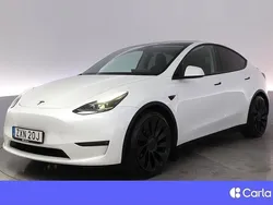 Vit Begagnad 2022 Tesla Model Y Performance SUV | 429 900 kr (Superpris)