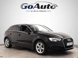 Svart Begagnad 2018 Audi A3 Sportback Proline Halvkombi | 179 500 kr (Marknadspris)