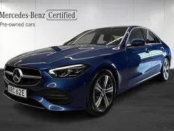 Blåmetallic Begagnad 2022 Mercedes C200 Avantgarde Sedan | 349 000 kr (Bra pris)