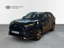 Mörkblå (blå) Begagnad 2022 Toyota RAV4 Hybrid Edition SUV | 419 900 kr (Marknadspris)