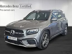 Mörkgrå Ny 2024 Mercedes GLB220 AMG SUV | 498 000 kr (Superpris)