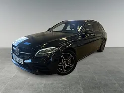 Svart Begagnad 2021 Mercedes C300e AMG line Kombi | 249 900 kr (Marknadspris)