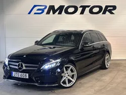 Svart Begagnad 2015 Mercedes C220 AMG line Kombi | 179 900 kr (Lite dyr)