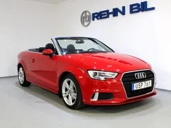 Röd Begagnad 2017 Audi A3 Cabriolet Design Cab | 209 000 kr (Marknadspris)