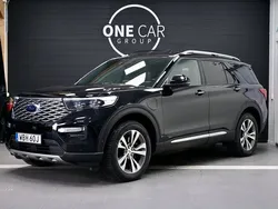 Svart Begagnad 2020 Ford Explorer Hybrid Platinum SUV | 448 900 kr (Lite dyr)
