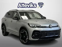Silver Ny 2024 VW Tiguan R-line SUV | 619 900 kr (Lite dyr)