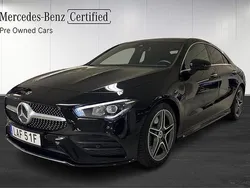 Svart Begagnad 2022 Mercedes CLA200 Sportkupé | 359 900 kr (Marknadspris)