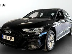 Svart Begagnad 2023 Audi A3 Sportback Proline Halvkombi | 264 900 kr