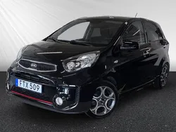Svart Begagnad 2015 Kia Picanto Halvkombi | 108 800 kr (Marknadspris)