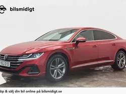 Röd Begagnad 2021 VW Arteon R-line Halvkombi | 283 900 kr (Marknadspris)