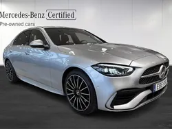 Silver Begagnad 2023 Mercedes C400 AMG Sedan | 579 900 kr