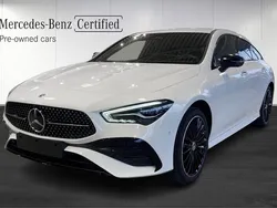 Vit (white) Begagnad 2025 Mercedes CLA250e AMG line Sedan | 493 900 kr
