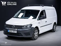 Vit Begagnad 2016 VW Caddy Maxi Minibuss | 114 900 kr (Marknadspris)