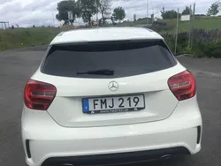 Vit Begagnad 2015 Mercedes A180 AMG line Halvkombi | 120 000 kr (Bra pris)
